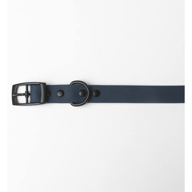 Diggs Buckle Dog Collar, Navy - Collars, Leashes & Harnesses - 3