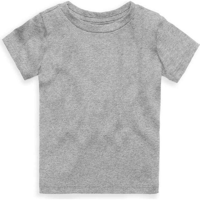 The Organic Short Sleeve Tee, Heather Grey - T-Shirts - 1