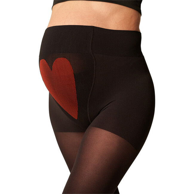 Women's Mama Maternity Support Footless Tight Tall Length, Black - Stockings - 2