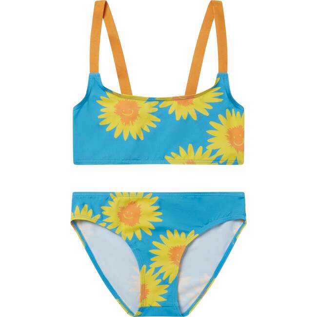 Sunflower 2 Piece Swimsuit, Blue