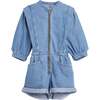 Pardon Jumpsuit, Blue - Rompers - 1 - thumbnail