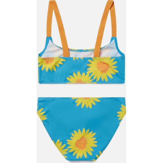 Sunflower 2 Piece Swimsuit, Blue - Two Pieces - 2