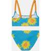 Sunflower 2 Piece Swimsuit, Blue - Two Pieces - 2