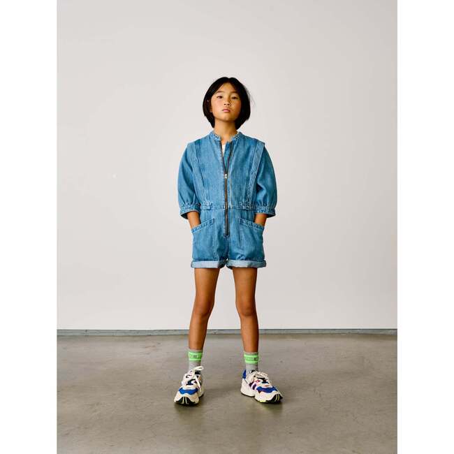Pardon Jumpsuit, Blue - Rompers - 2