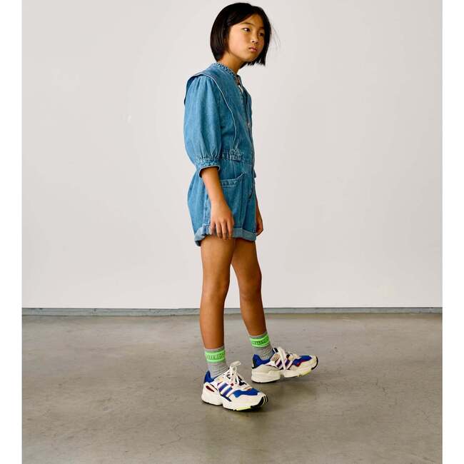 Pardon Jumpsuit, Blue - Rompers - 3