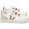 V-10 Velcro Trainers Shiny, White - Sneakers - 1 - thumbnail