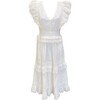 Women's Cherie Midi Dress, Ivory - Dresses - 1 - thumbnail