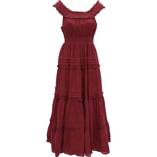Women's Alivia Ankle Dress, Berry