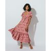 Women's Ashlyn Midi Dress, Batik - Dresses - 2