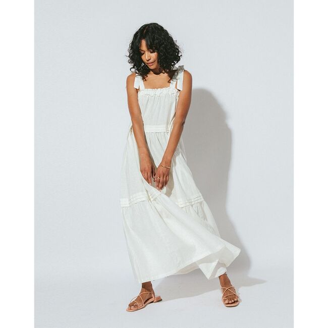 Store Abigail Ivory Ankle Dress