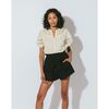 Women's Mabel Blouse, Cream - Blouses - 2
