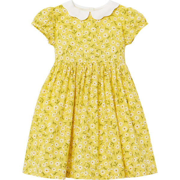 Catherine Daisy Dress, Yellow Daisy - Trotters London Dresses | Maisonette