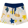 Baby Multishape Swim Trunk, Sand - Swim Trunks - 1 - thumbnail