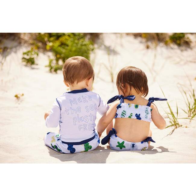 Baby Rashguard, Blue - Rash Guards - 3