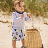 Baby Multishape Swim Trunk, Blue - Swim Trunks - 2