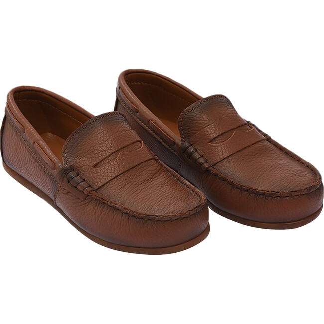 Penny Loafers, Brown - Slip Ons - 1