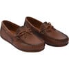 Moccasin Loafers, Brown - Slip Ons - 1 - thumbnail