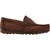 Penny Loafers, Brown - Slip Ons - 2 - thumbnail