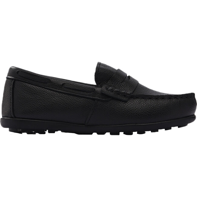Penny Loafers, Black - Slip Ons - 2