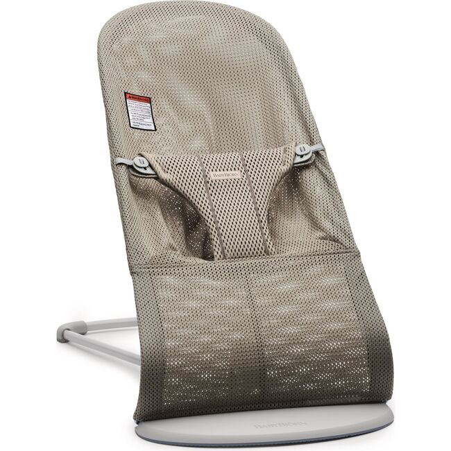 Bouncer Bliss Mesh, Grey Beige - Bouncers - 1