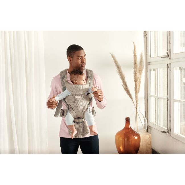 Baby Carrier Free, Grey Beige - Carriers - 3