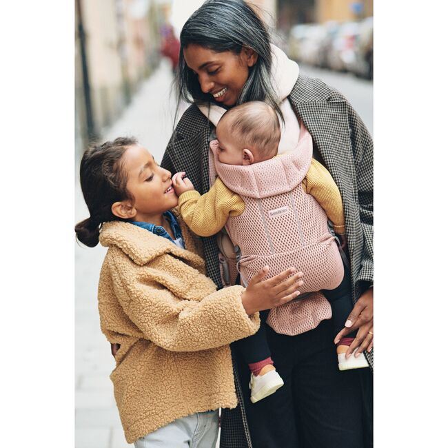 Baby Carrier Free, Dusty Pink - Carriers - 4