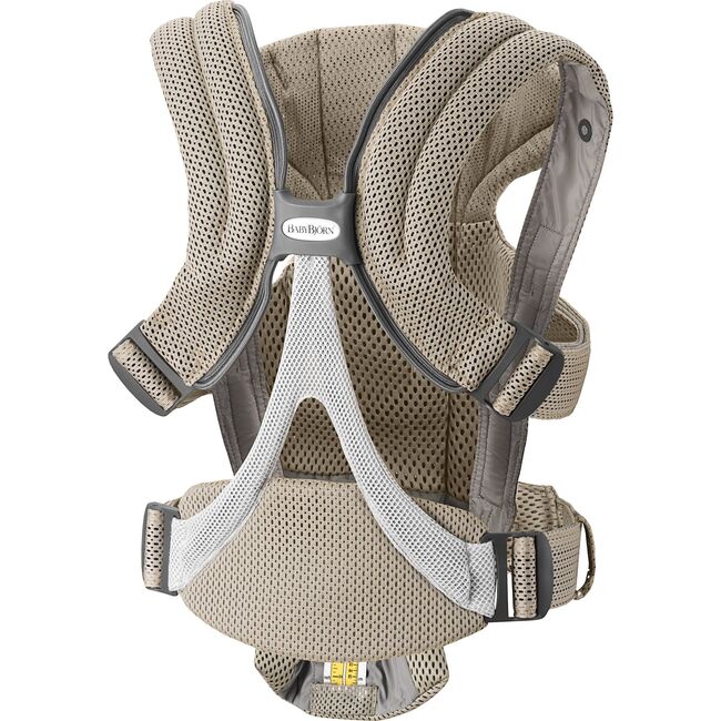 Baby Carrier Free, Grey Beige - Carriers - 4