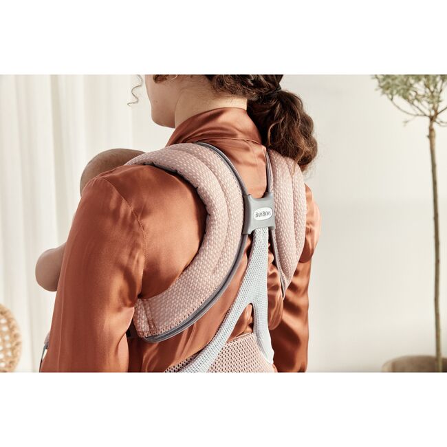 Baby Carrier Free, Dusty Pink - Carriers - 6