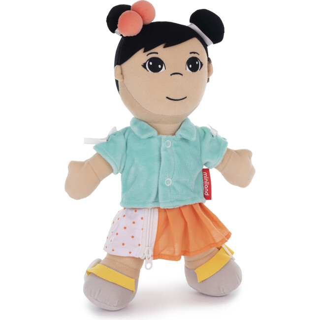 Washable Diversity Fastening Doll, Asian  Girl