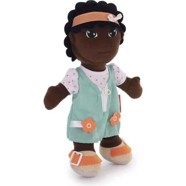 Washable Diversity Fastening Doll, African Girl