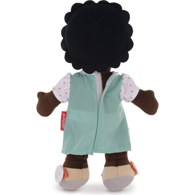 Washable Diversity Fastening Doll, African Girl - Soft Dolls - 2