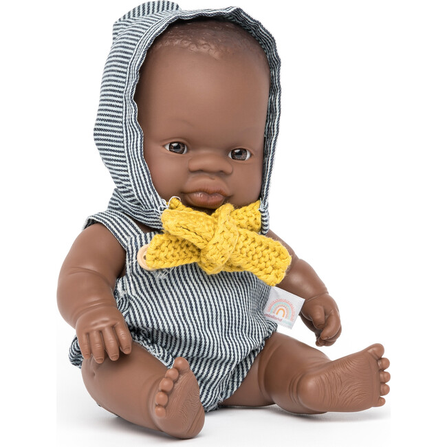 8 1/4'' Dressed African Baby Doll Boy
