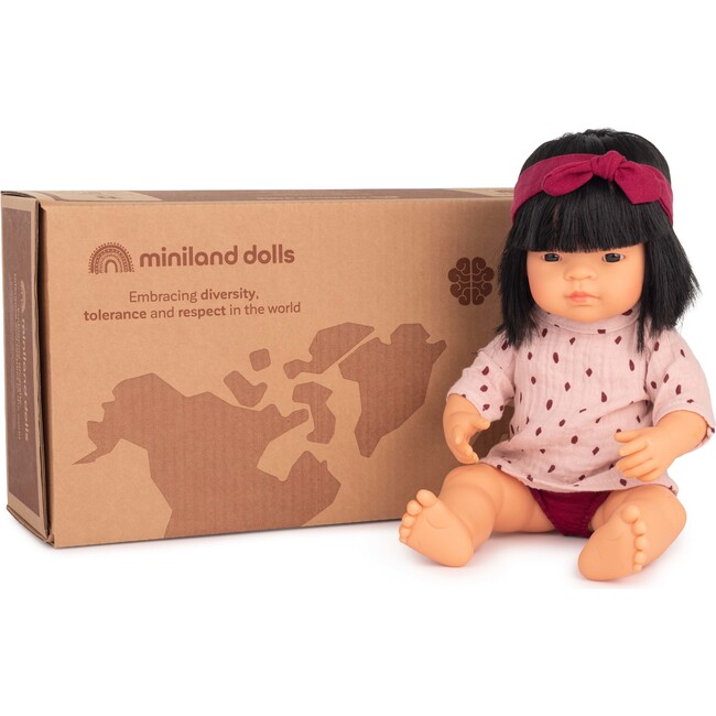 15" Asian Baby Doll with Clothes