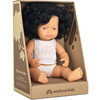 15" Baby Doll Caucasian Curly Black Hair Girl - Dolls - 2