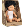 15" Baby Doll Caucasian Curly Black Hair Boy - Dolls - 2
