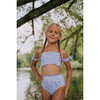 Minnie High Waist Bikini, Lilac Butterflies - Two Pieces - 2