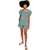Women's Pueblo Top, Blueberry - Blouses - 1 - thumbnail