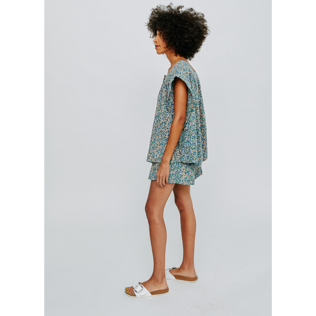 Women's Pueblo Top, Blueberry - Blouses - 6