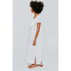 Women's Capri Dress, White Fringe - Dresses - 5