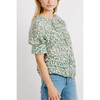 Women's Vienna Drawstring Waist Blouse, Ivy - Blouses - 4