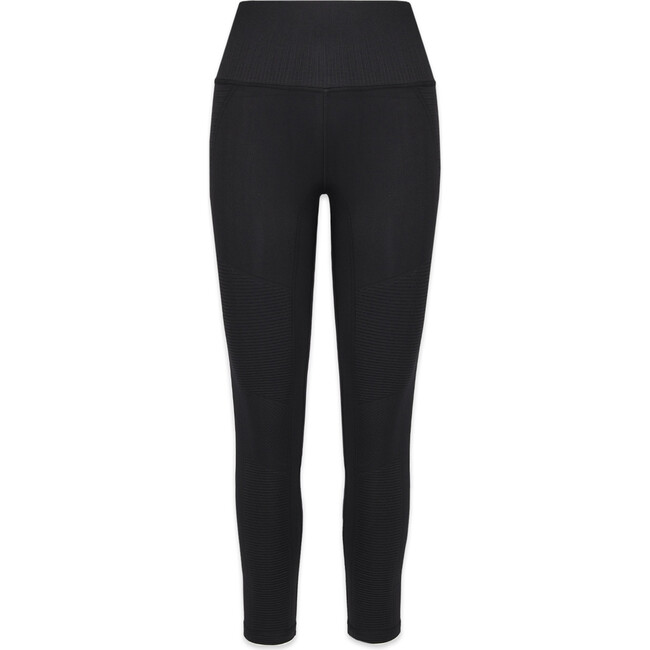 Women's Mid Rise Phoenix Fire Legging, Black - Leggings - 1