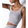 Women's Shayna Chevron Crop, Vintage Cool Grey - Bras - 2
