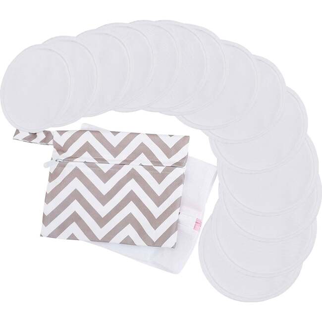 Women's Soothe Organic Nursing Pads, Soft White - Nursing Covers - 1