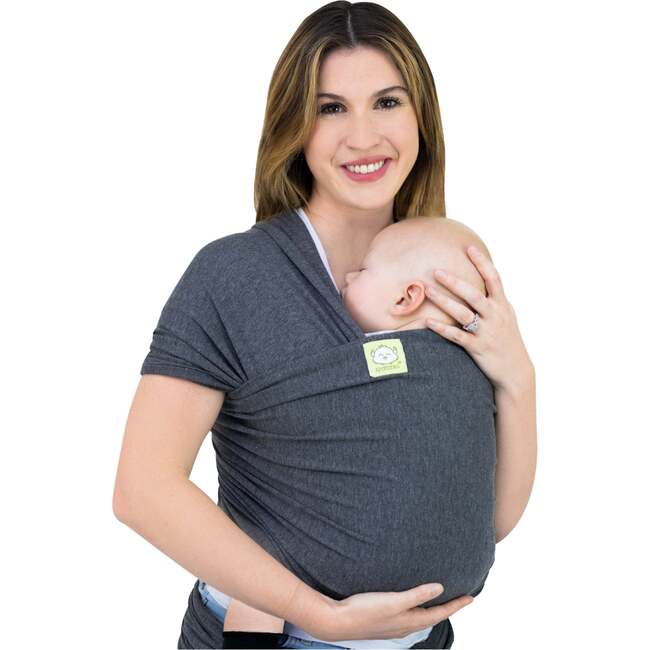 Baby Wrap Carrier, Mystic Gray - Carriers - 1