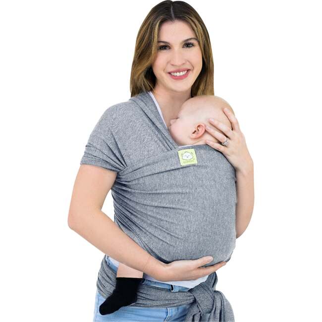 Baby Wrap Carrier, Classic Gray - Carriers - 1