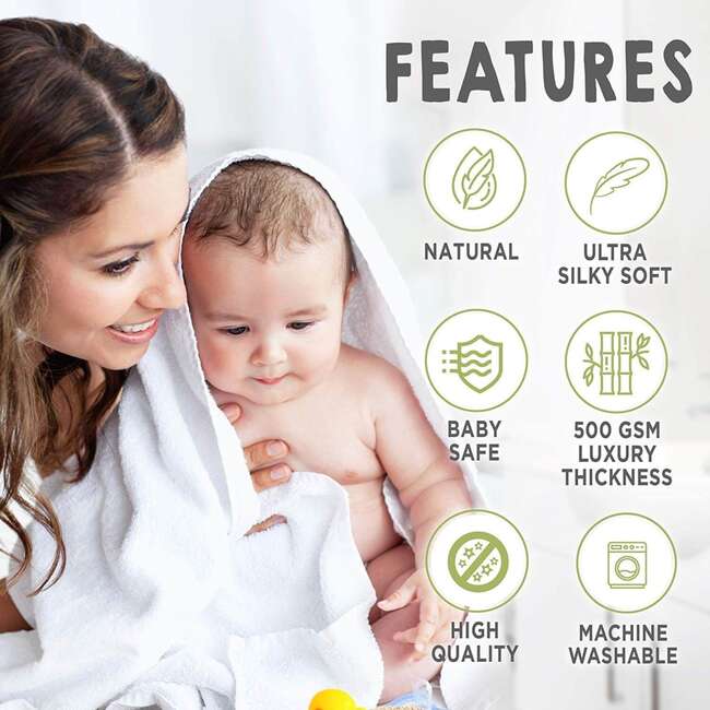 Bamboo Hooded Towel, Lamb