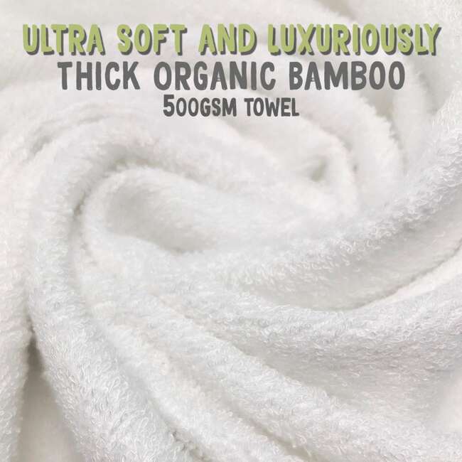LUXE Organic Bamboo Hooded Towel, KeaStory