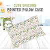 Printed Toddler Pillowcase 13X18", Unicorn Dreams - Nursing Pillows - 3