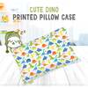 Printed Toddler Pillowcase 13X18", Happy Dino - Nursing Pillows - 3