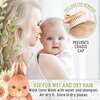 Baby Round Hair Brush and Comb Set, Walnut - Hair Accessories - 5